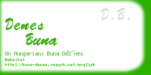 denes buna business card